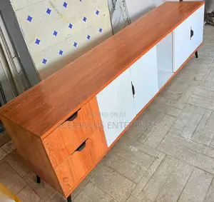 6 Feet Laminating Modern Executive Tv Stand With Compartments