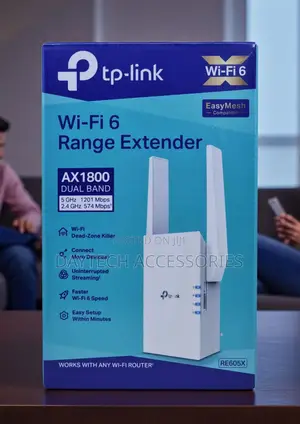 Tp-Link Ax1800 Wi-Fi Range Extender – Tl-Re605x - White