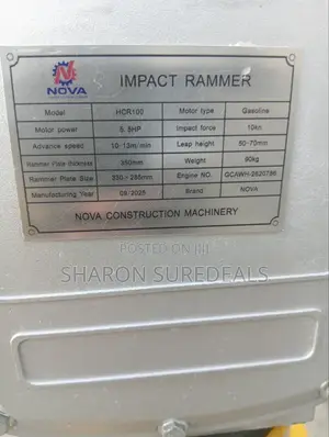 New Model Nova Tamping Rammer Machine