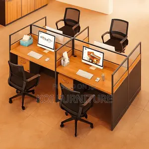Office Workstations; 4 Users MDF Open User Collaborative Worlstation