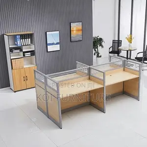 Office Workstations; 4 Users MDF Open User Collaborative Worlstation