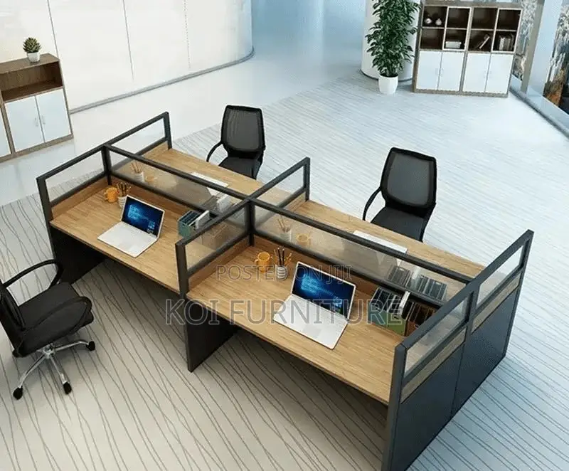 Office Workstations; 4 Users MDF Open User Collaborative Worlstation