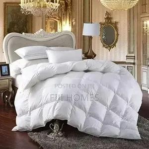 4pc White Duvets + 1 Sheet + 2 Cases | 5 by 6/6 by 6