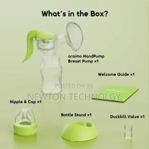 Oraimo Handpump Bpa-Free Gentle Touch Lightweight Manual Breast Pump