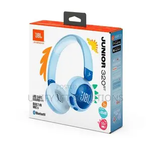 JBL Junior 320bt | Wireless on-Ear Kids Headphones - Blue