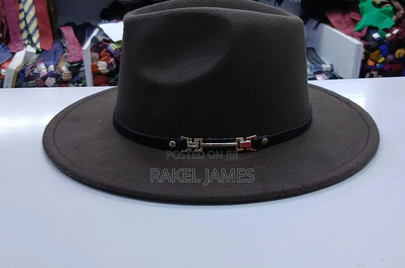 Dark Brown Fedora Hat