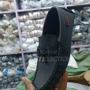 Kids Leather Clarks Loafers