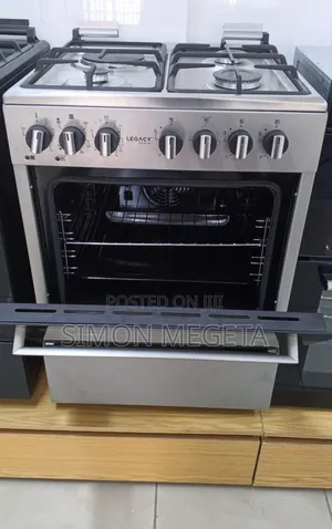 60×60 Legacy 3+1 Cooker, Grill, Jet Valves, Turbo Oven, Food Warmer.