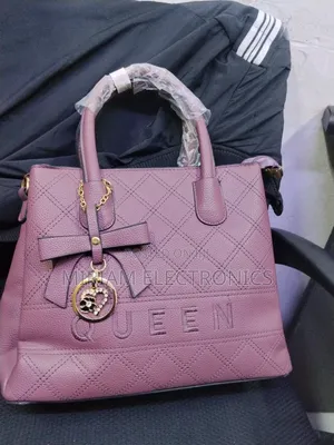 Pink Leather Handbag