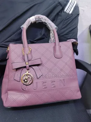Pink Leather Handbag