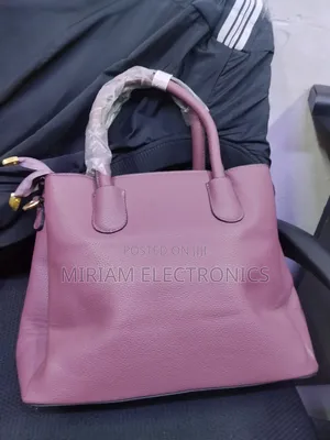 Pink Leather Handbag