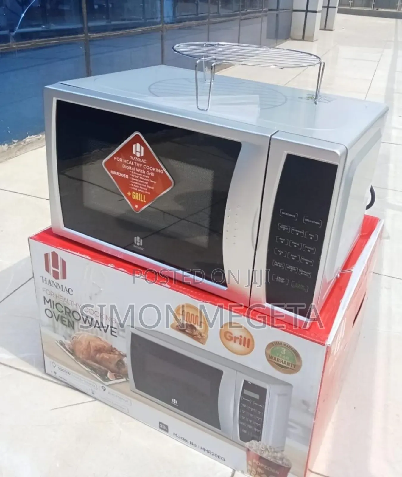 Hanmac Digital Microwave With Grill Hmr20eg