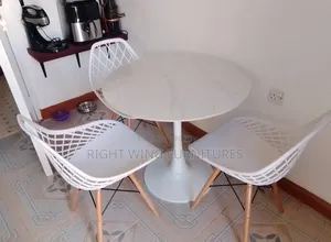 Home Office Furnitures :Dining Table With Two Dining Chairs