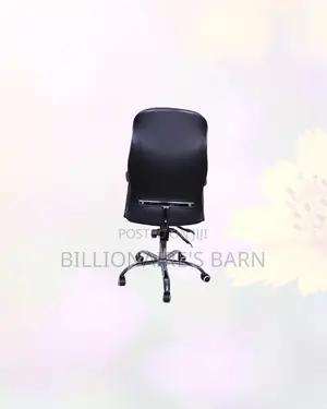 Executive Leather Office Chair High Back Padded Armrests -Adjustable