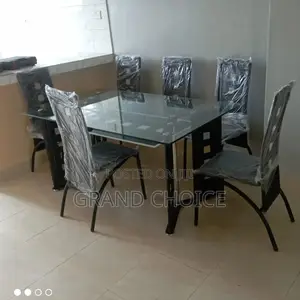 Classic 6 Seater Glass Dining Table