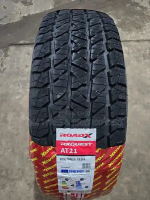 265 /70 R16 Roadx Tyres (All Terrein) at 21.