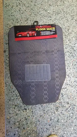 5pc Grey Woolen Nonslip Mats