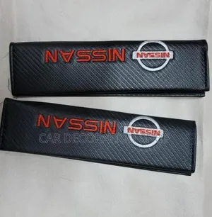 2pc Nissan Branded Safety Belt Cloth Protector Pad