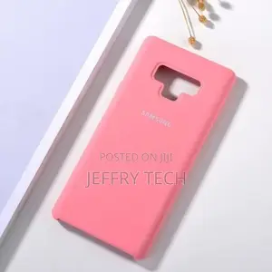 Samsung Galaxy Note9 Luxury Soft Rubber Liquid Silicone Pink