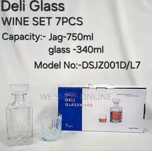 Redberry Premium Range of Crystal Water Set