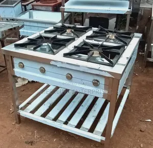 Quare Frame 4-Burner Cooker Modern