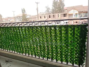 Balcony Fence Cover With Natural Leaf Style