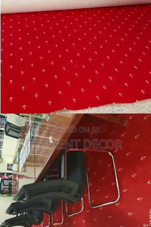 Flowered Red ,Full Coverage, Presidential 12mm Wall to Wall Carpets