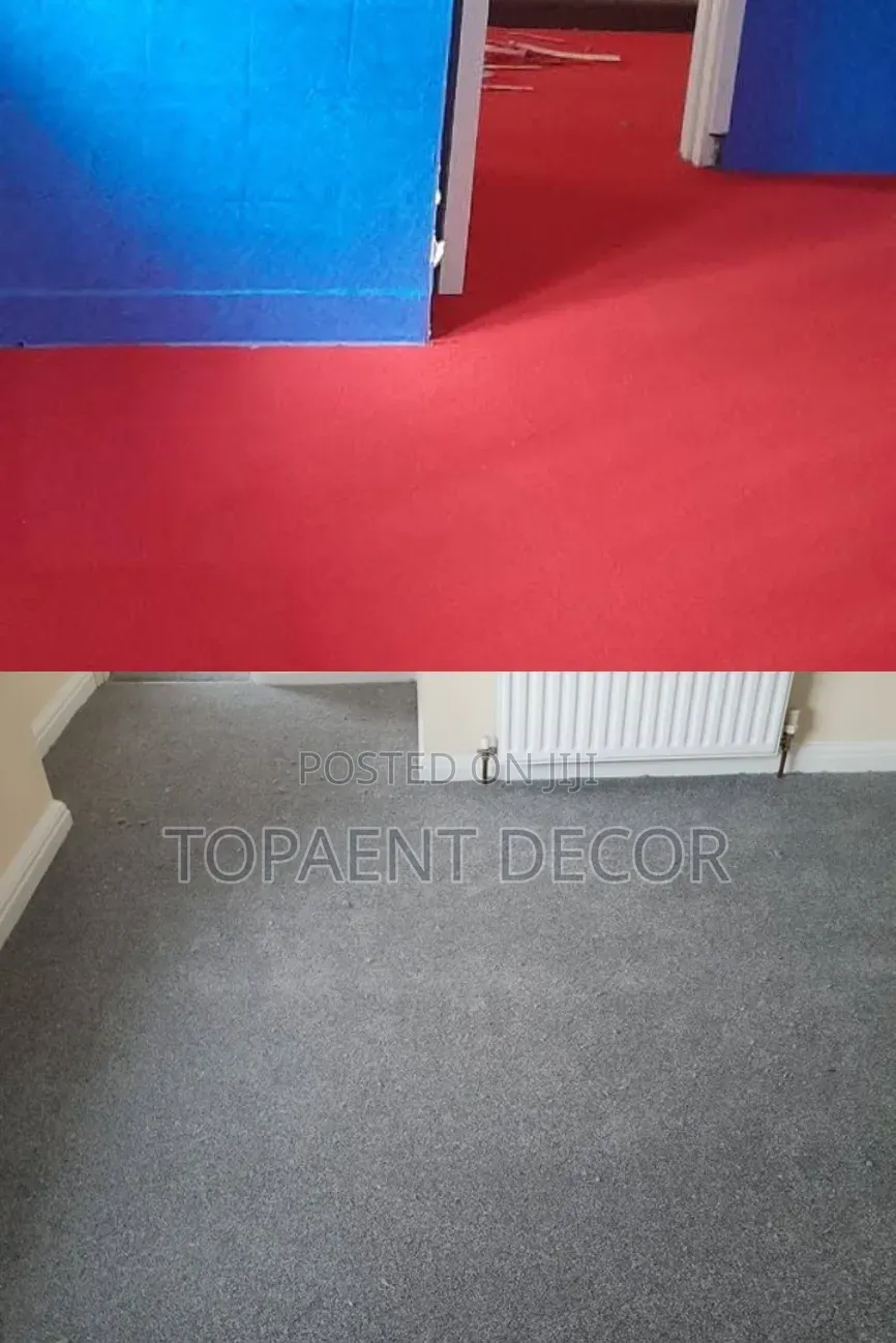All Around Elegance Delta Red and Grey Wall to Wall Carpets