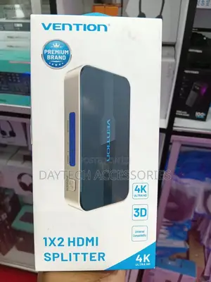 Vention Acbg0 1 In 2 Out Hdmi Splitter (Gold Color)