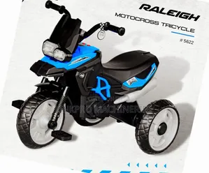 Raleigh Blue Motorcross Tricycle
