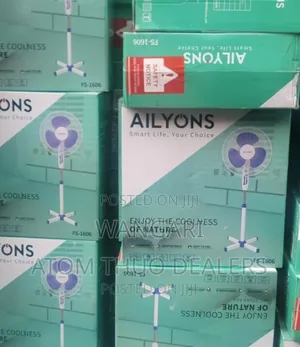 Restocked Stock Ailyons 16inch Standing Fan