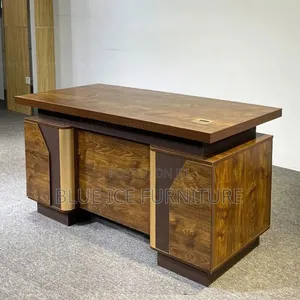 Modern Executive Office Desk With Hidden Storage
