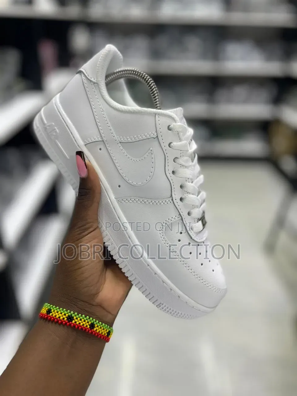 High Quality Plain White Nike Airforce One Sneakers