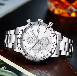 White Face Crrju Full Chronograph Watch for Men