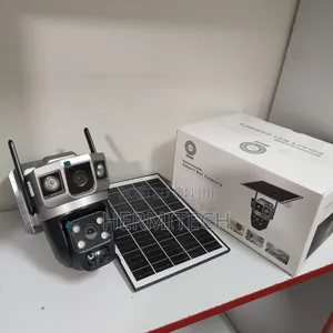 Dual Lens Wifi Solar Powered PTZ Outdoor Use CCTV Surveillance Camera