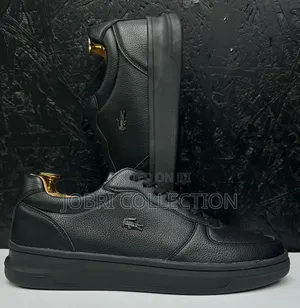 Black and Grey Lacoste Casual Sneakers