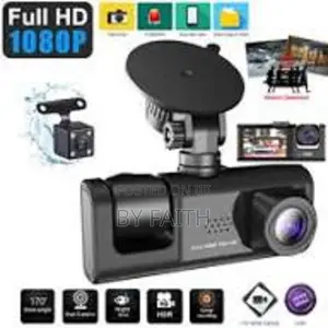 3 Lens Camera DVR Car Dash Cam Hd 1080p Dashcam Video Recorder