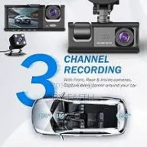 Professional Designed C309 Blackbox Dash Cam 3 Cam Car Security System
