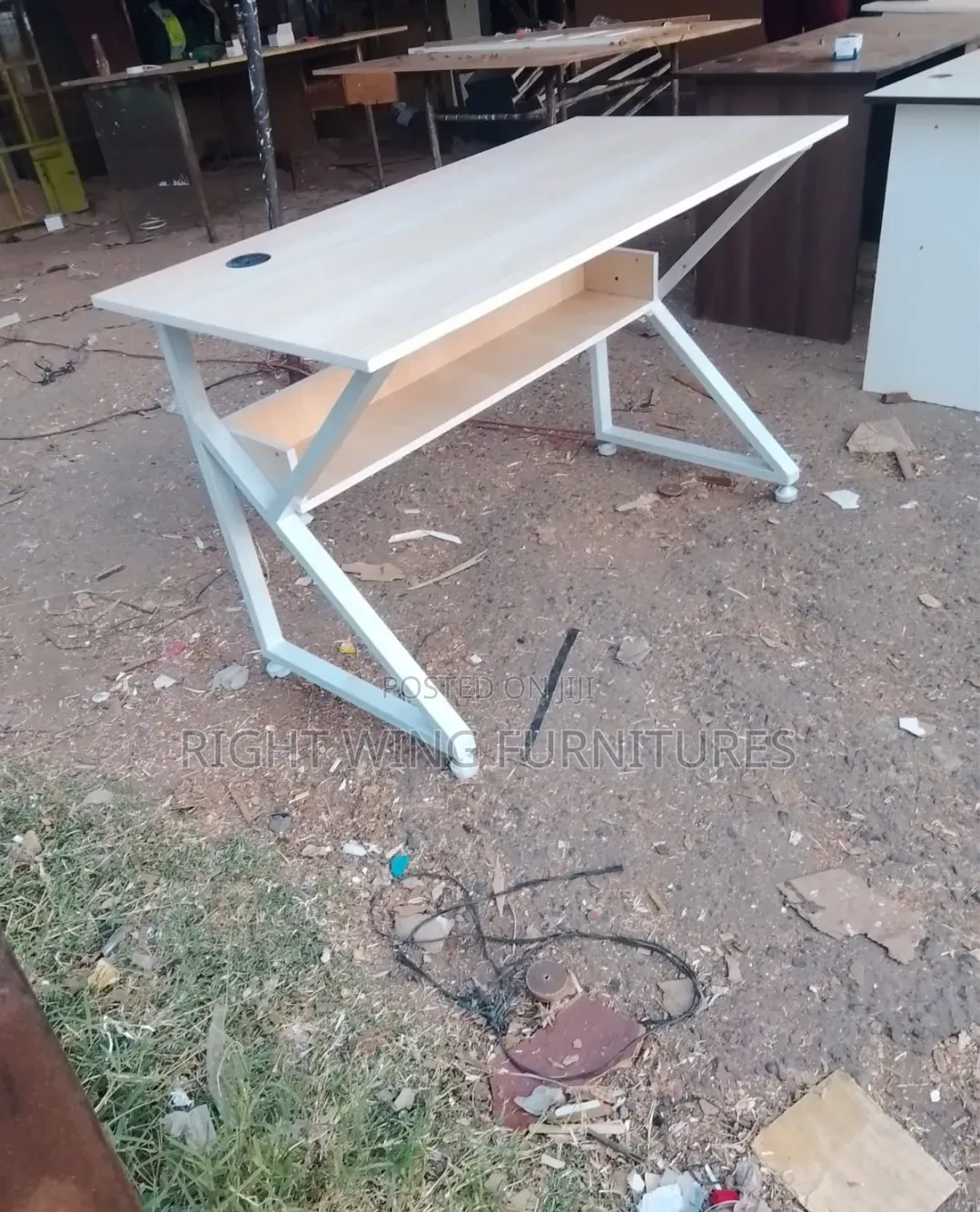 Durable Steel Frame Working Desk 1.2m