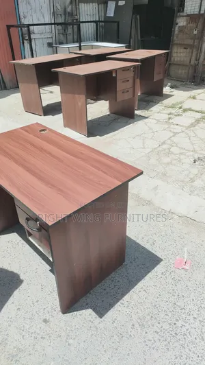 1m Wooden Office Desk With Three Drawers