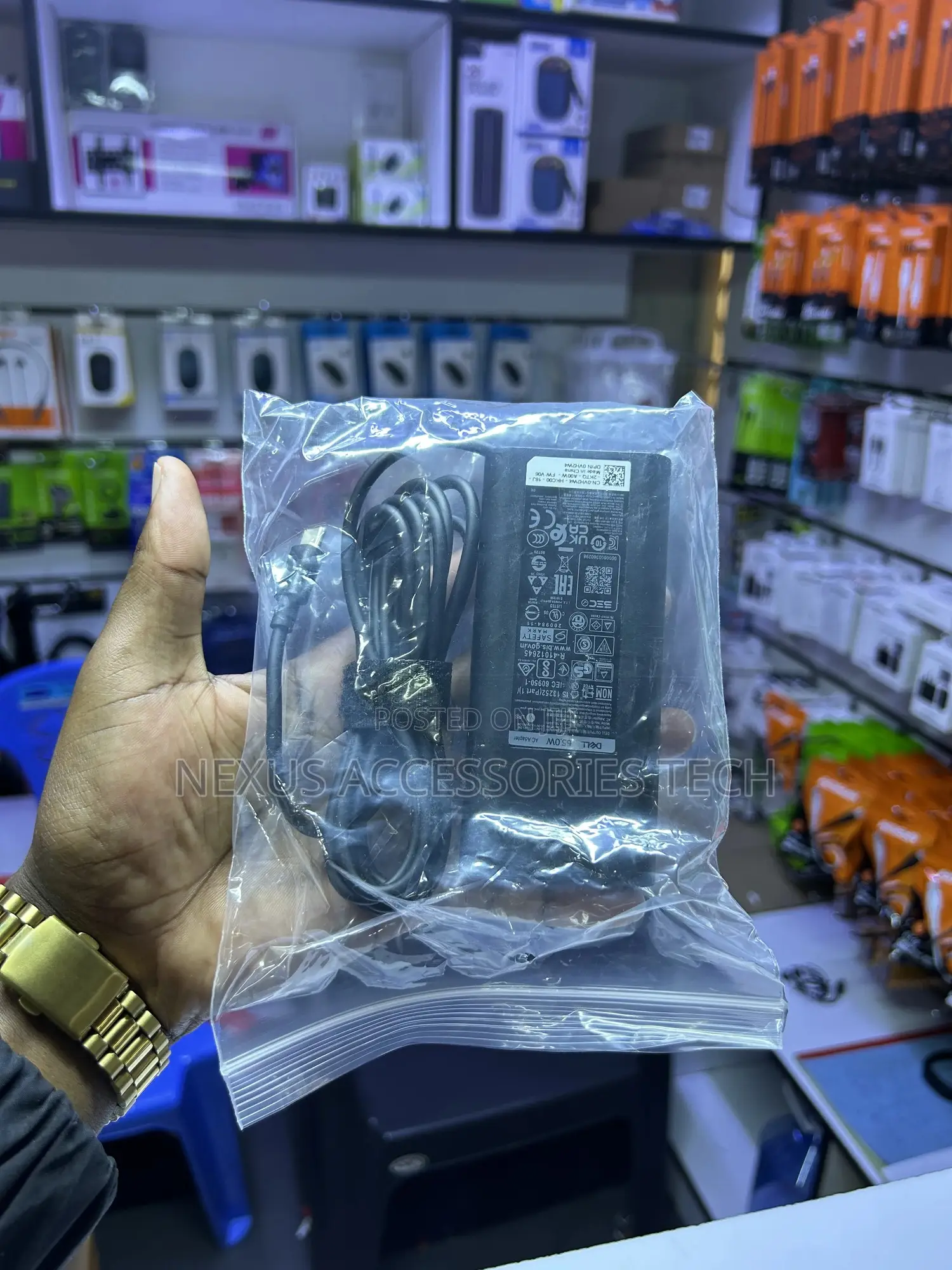 Dell 65w Type-C Charger (Original Fast Charging Usb-C Laptop Adapter)