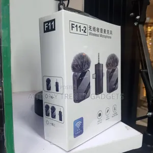 Wireless Lapel Microphone F11 Wireless Mics With Noise Cancellation