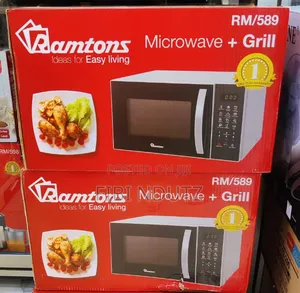 Ramtons 23litres Rm589 Microwave With Grill Rm589 (Silver)