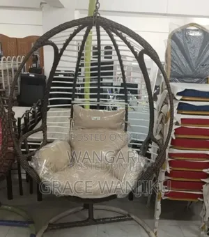 Black Executive Outdoor Swing Chair