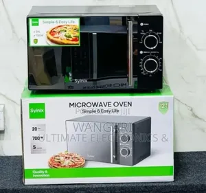 Shinny Black Syinix 20l Manual Microwave