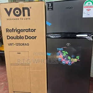 Von 125l Double Door Fridge Direct Cool