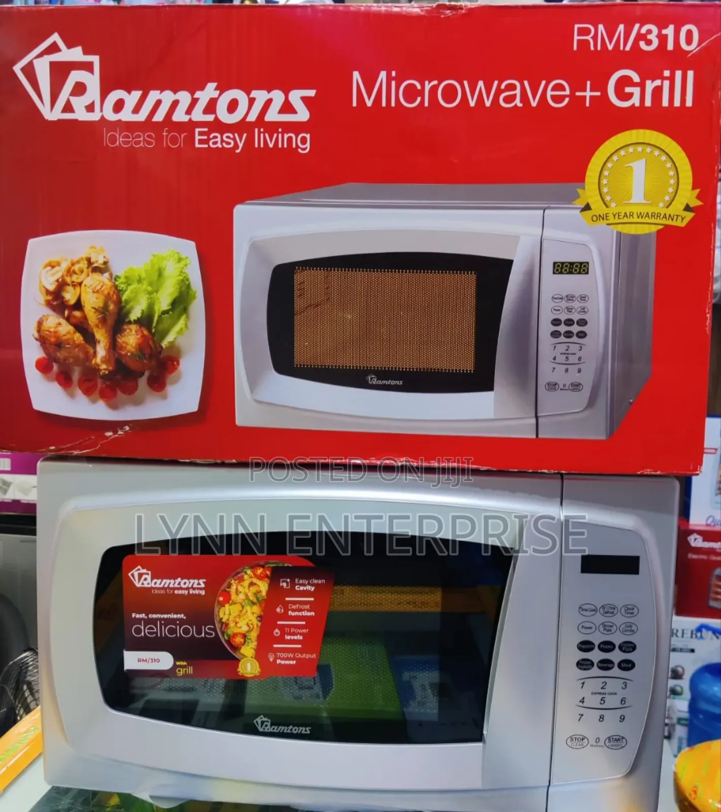 *Ramtons Microwave Digital 20litres With Grill Rm310