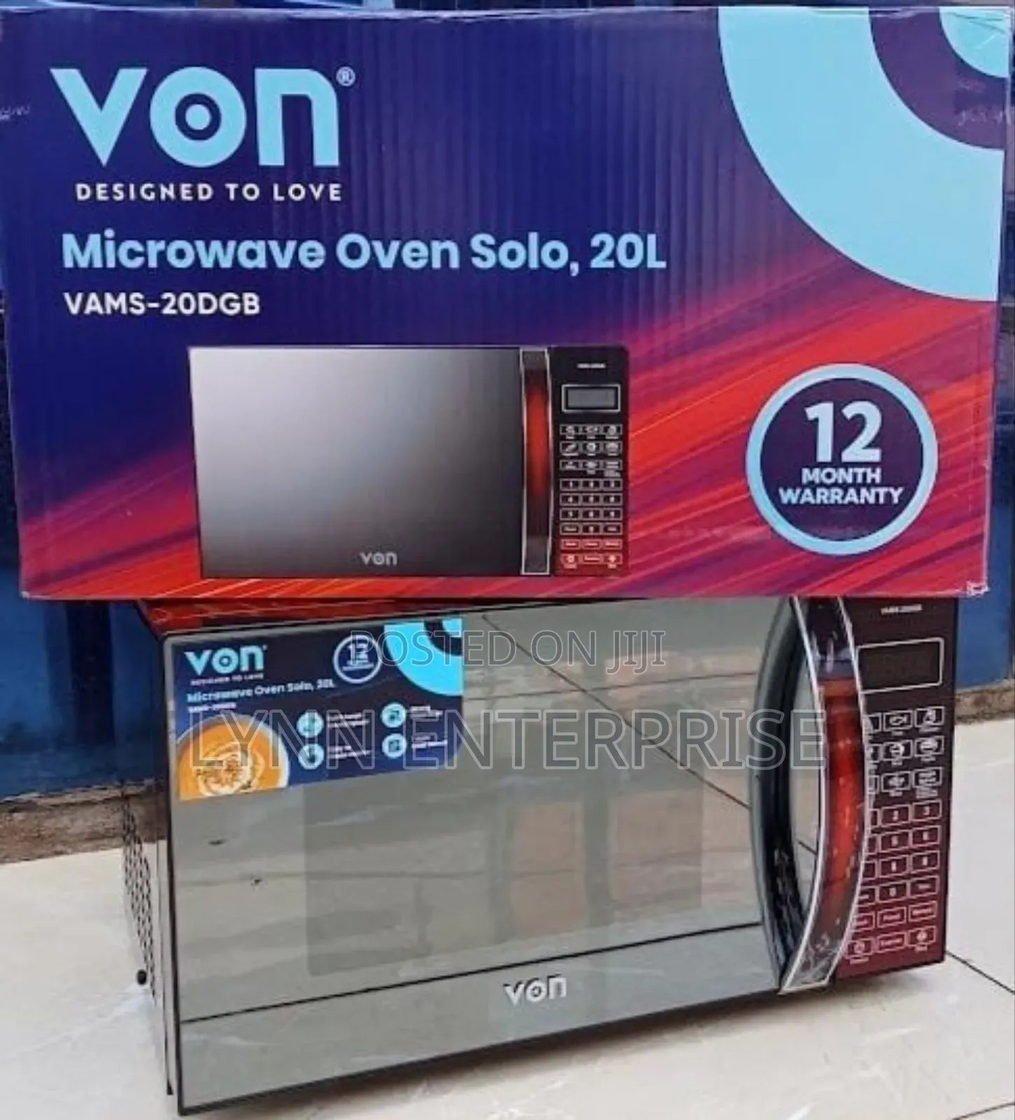 *Von Microwave 20l Digital 20dgb