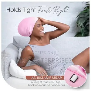 Unisex Hair Bonnet Beanie With Elastic Tie Band