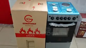 With New Electric Oven Eurochef 3+1 Standing Cooker